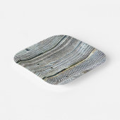 Assiettes En Carton Barnwood bois grain écorce rustique (Angulaire)