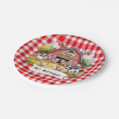 Assiettes En Carton Barnyard Animals 1st. Birthday Party (Angle)