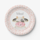Assiettes En Carton Barnyard Birthday Plate Oink Moo Cockadoodledoo (Devant)