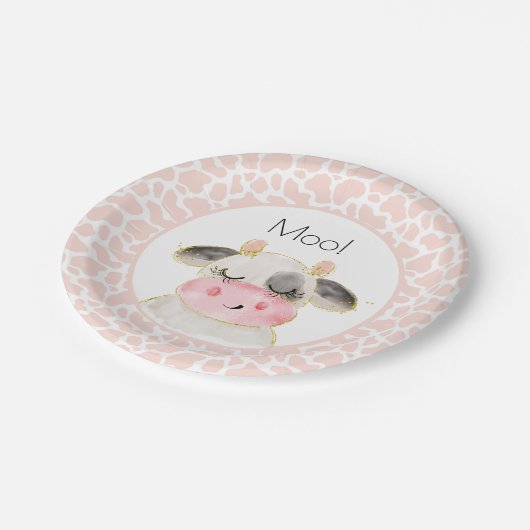 Assiettes En Carton Barnyard Birthday Plate Oink Moo Cockadoodledoo (Angle)