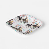 Assiettes En Carton Barnyard Farm Animaux 1er anniversaire (Angulaire)