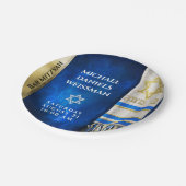 Assiettes En Carton Barre Mitzvah Prière Shawl (Angle)