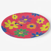 Assiettes En Carton Barre ou plaque de papier Bat mitzvah (Angle)