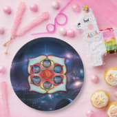 Assiettes En Carton Base Chakra (Fête)
