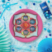 Assiettes En Carton Base Chakra (Fête)