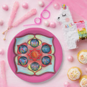 Assiettes En Carton Base Chakra (Fête)