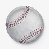 Assiettes En Carton Baseball (Devant)
