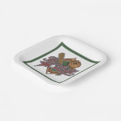 Assiettes En Carton Baseball  (Angulaire)