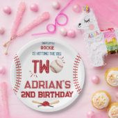 Assiettes En Carton Baseball 2e anniversaire garçon (Fête)