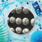Assiettes En Carton Baseballs (Fête)