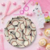 Assiettes En Carton Baseballs En Masse (Fête)