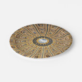 Assiettes En Carton Basilique Saint-Pierre Dôme - Vatican, Rome, Itali (Angle)