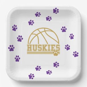 Assiettes En Carton Basket-ball 