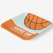 Assiettes En Carton Basket-ball 3e anniversaire (Angulaire)