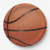 Assiettes En Carton Basket-ball Design Papier Plaque (Devant)