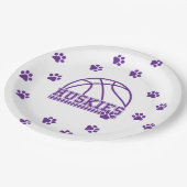 Assiettes En Carton Basketball  (Angle)