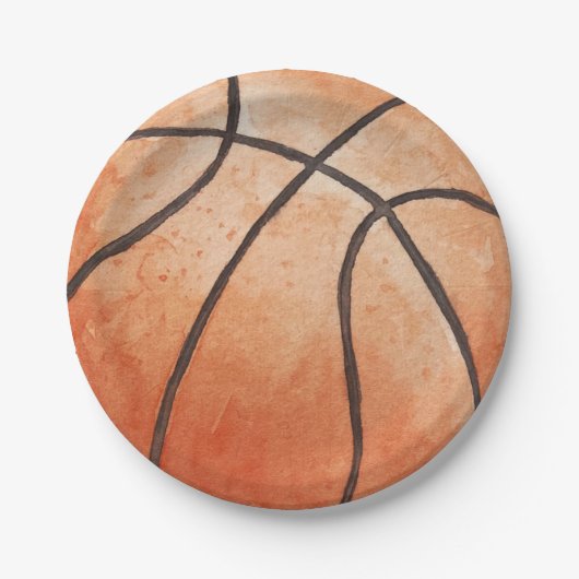 Assiettes En Carton Basketball Paper Plate (Devant)
