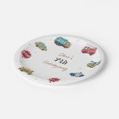 Assiettes En Carton Bassin d'anniversaire pour véhicule de service mig (Angle)