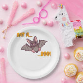 Assiettes En Carton Bat A Bote Cute Bat (Fête)