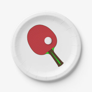 Assiettes En Carton Bat de tennis table