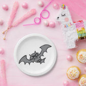 Assiettes En Carton Bat malin (Fête)