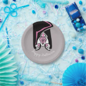 Assiettes En Carton BAT noir graphique -Happy Halloween - Fête (Fête)