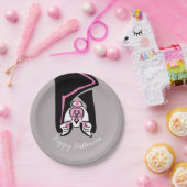 Assiettes En Carton BAT noir graphique -Happy Halloween - Fête (Fête)