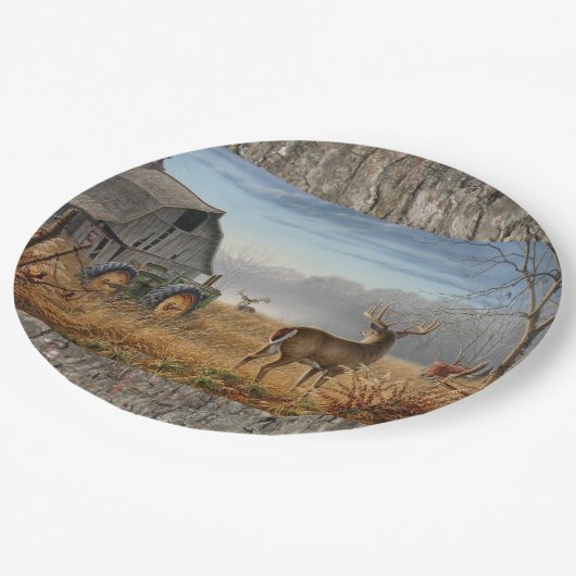 Assiettes En Carton Bataille Des Bucks (Angle)