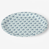 Assiettes En Carton Bateau à voile Peinture marine (Angle)