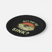 Assiettes En Carton Bateau Drôle Mais Avons-Nous Éclaté Hommes Femmes (Angle)