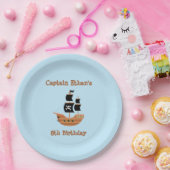 Assiettes En Carton Bateau pirate (Fête)