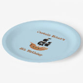 Assiettes En Carton Bateau pirate (Angle)