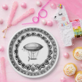 Assiettes En Carton Bateau Steampunk (Fête)