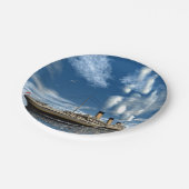 Assiettes En Carton Bateau titanique - 3D rendent (Angle)