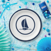 Assiettes En Carton Bateaux (Fête)