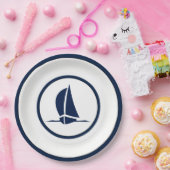 Assiettes En Carton Bateaux (Fête)