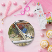 ASSIETTES EN CARTON BATEAUX (Fête)