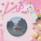 Assiettes En Carton Bateaux à voile à Ha Long Bay - Vietnam, Asie (Fête)