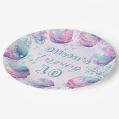 Assiettes En Carton Bath bombe sexe neutre fête d'anniversaire (Angle)