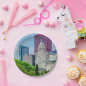 Assiettes En Carton Bâtiment À Chicago (Fête)