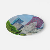 Assiettes En Carton Bâtiment À Chicago (Angle)