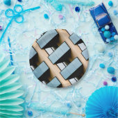 Assiettes En Carton Bâtiment Abstrait (Fête)