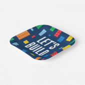 Assiettes En Carton Bâtiment Blocks Boy Birthday (Angulaire)