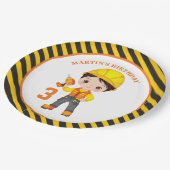 Assiettes En Carton Bâtiment Garçon Anniversaire Plaque de papier de f (Angle)