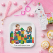 Assiettes En Carton Bâtiments à l'Anniversaire Bash (Fête)