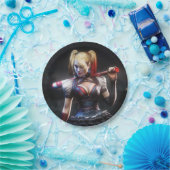 Assiettes En Carton Batman Arkham Knight | Harley Quinn avec chauve-so (Fête)