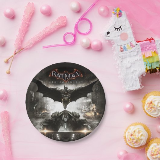 Assiettes En Carton Batman Arkham Knight Key Art (Fête)