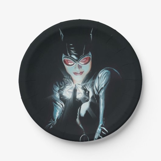 Assiettes En Carton Batman Catwoman Faces of Evil Cover Illustration (Devant)