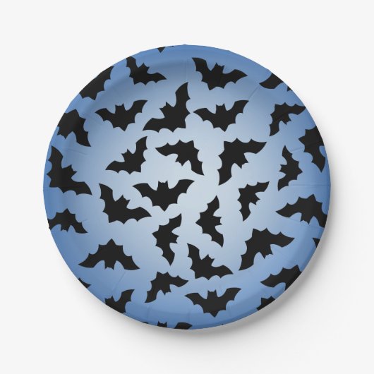 Assiettes En Carton Bats (Devant)