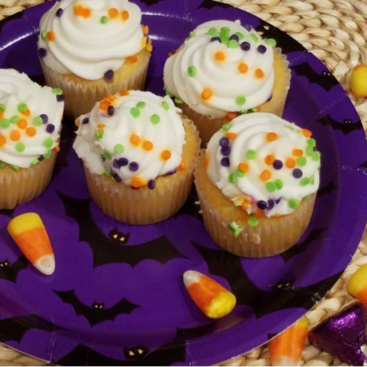 Assiettes En Carton Bats d'Halloween